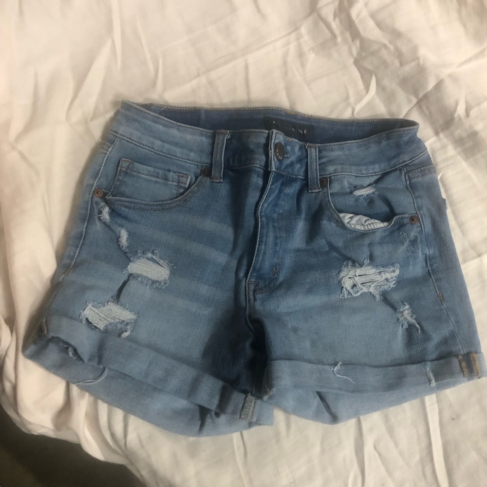 Blue Denim Shorts
